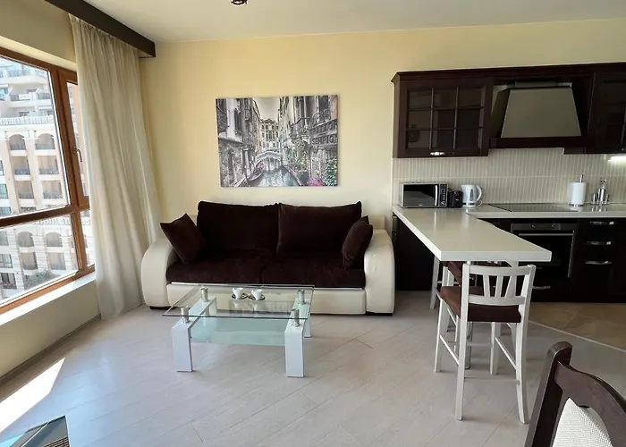 アパート на морето плаж кабакум, варна, двустаен с паркомясто On The Sea Kabakum Varna, One-bedroom With Parking Lot