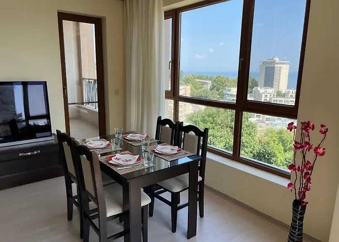 на морето плаж кабакум, варна, двустаен с паркомясто On The Sea Kabakum Varna, One-bedroom With Parking Lot * ヴァルナ